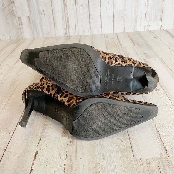 Fioni | Leopard Print Heel Sock Booties | Size: 8.5 - Picture 9 of 10